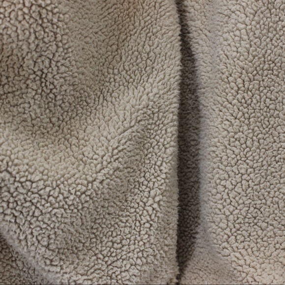 TOMMY HILFIGER Full Zip Hoodie Elbow Patches Faux Sherpa Fur Lined Heavy 12/14 - Picture 8 of 16